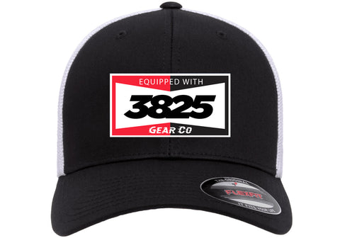 BLACK & WHITE EQUIPPED HAT