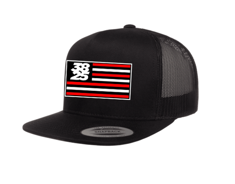 3825 BLACK FLAG HAT