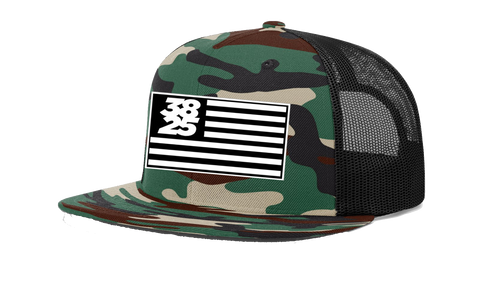 TIGER CAMO FLAG HAT